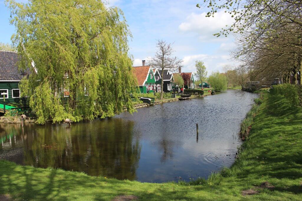 荷蘭風車村 桑斯安斯 Zaanse Schans 入口處