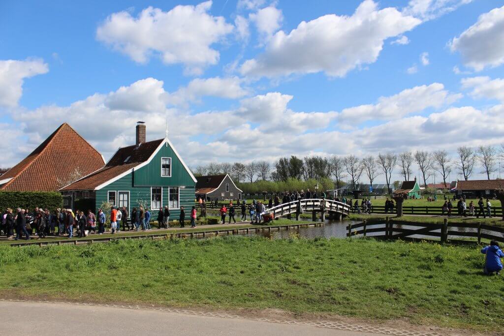 荷蘭風車村 桑斯安斯 Zaanse Schans 博物館以及紀念品販售區