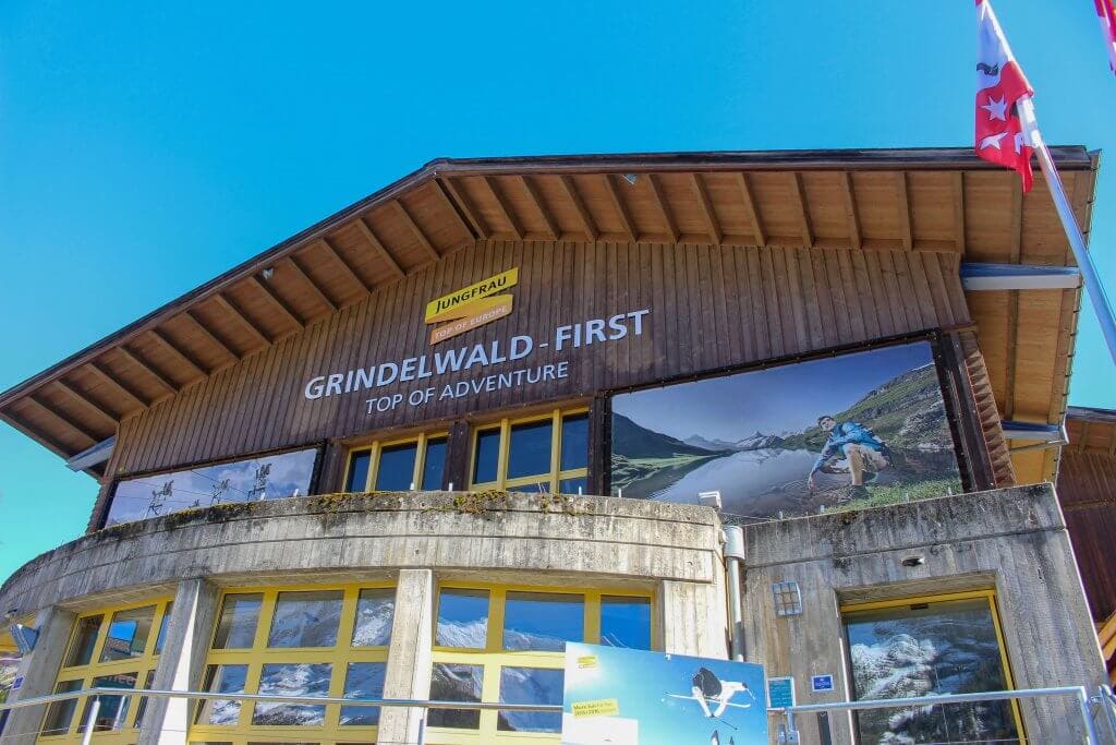 瑞士格林德瓦 First 健行 纜車站