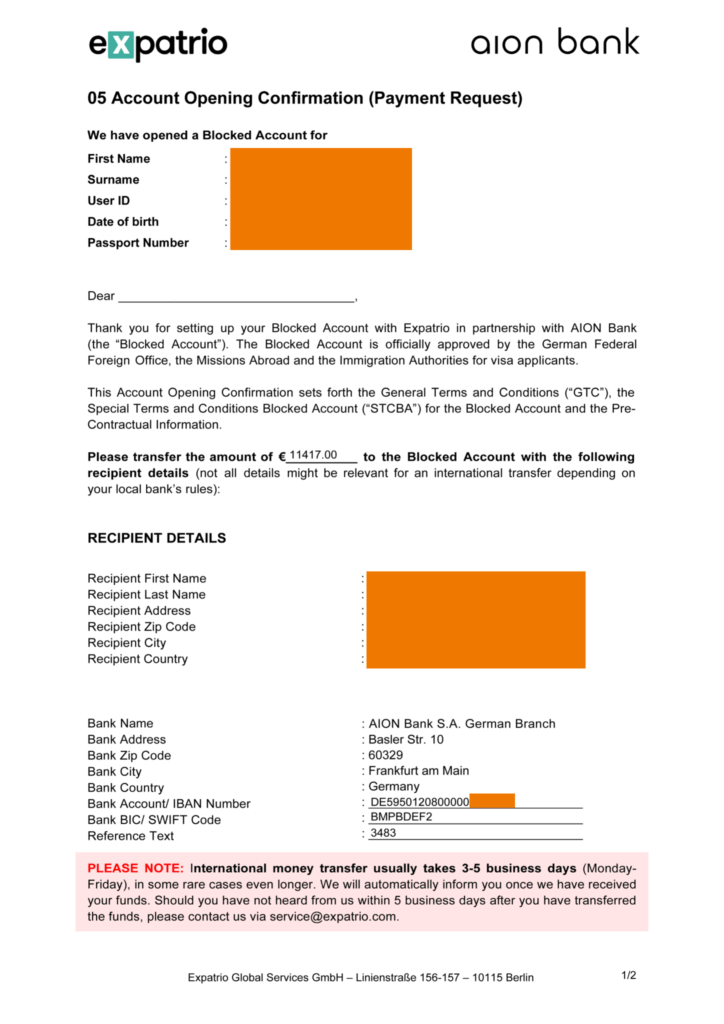 Expatrio 限制提領帳戶 05 文件