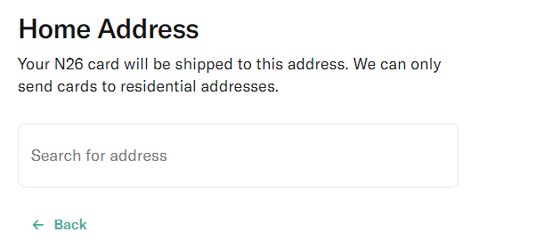 輸入 住宿地址,目前不發卡到商業機構(避免代收卡片的情形氾濫)