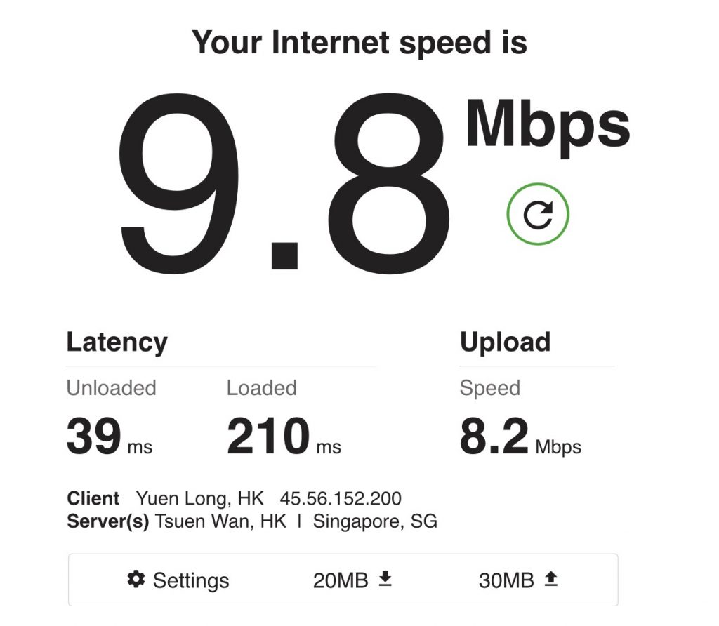ExpressVPN 實測速度 連線香港