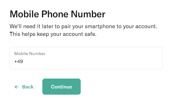 輸入 手機號碼 (Mobile Phone Number)