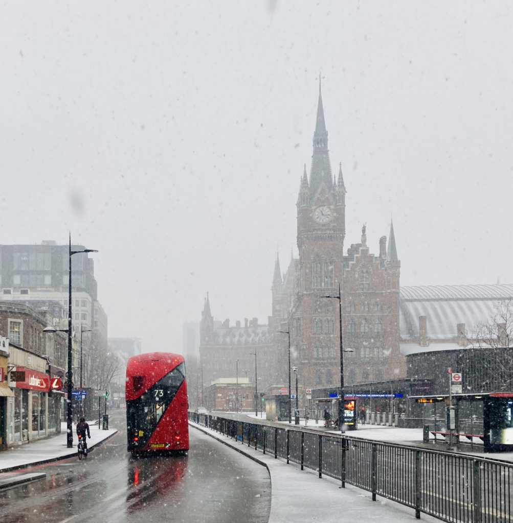 倫敦季節變換非常鮮明(冬)
