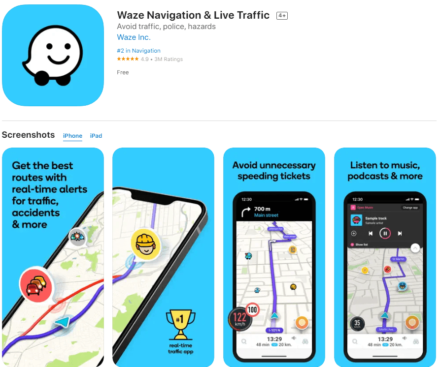 歐洲自駕 App 推薦- Waze 測速功能