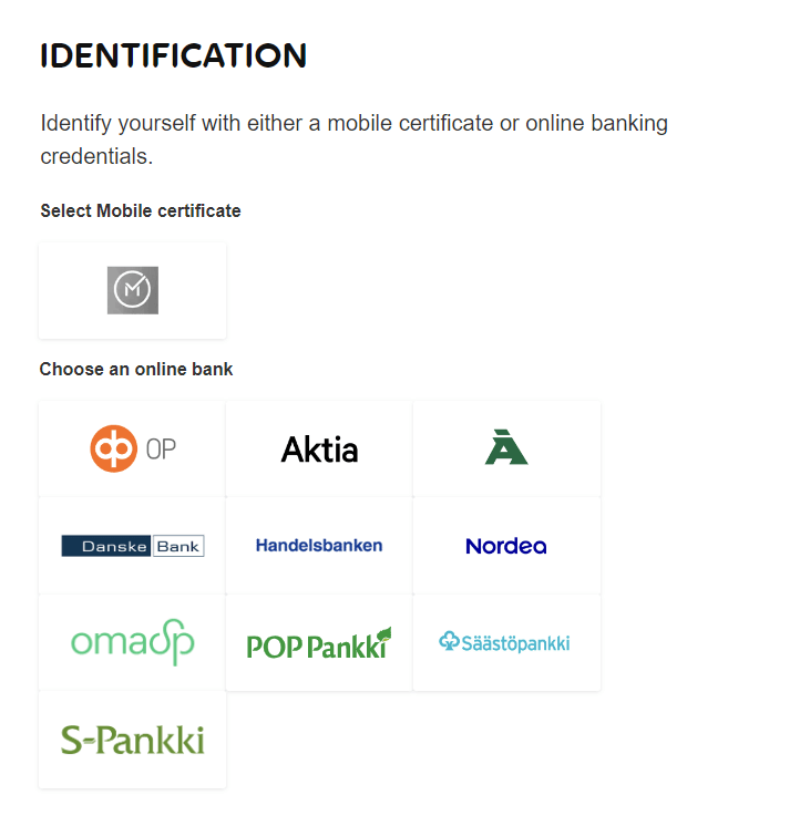 如何預約看診 (無芬蘭當地銀行帳戶) 如果有芬蘭銀行帳戶的話就可以使用線上強認證 (strong authentication) 的方式驗證身分
