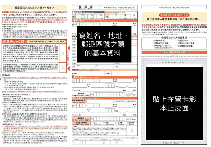 転入届應該算是所有手續中最簡易的一項，不用跑到特定地點，先在家中將文件填寫完畢，通勤路上順手完成即可