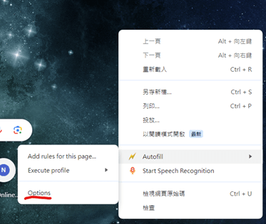 Chrome 線上應用程式商店安裝 Autofill