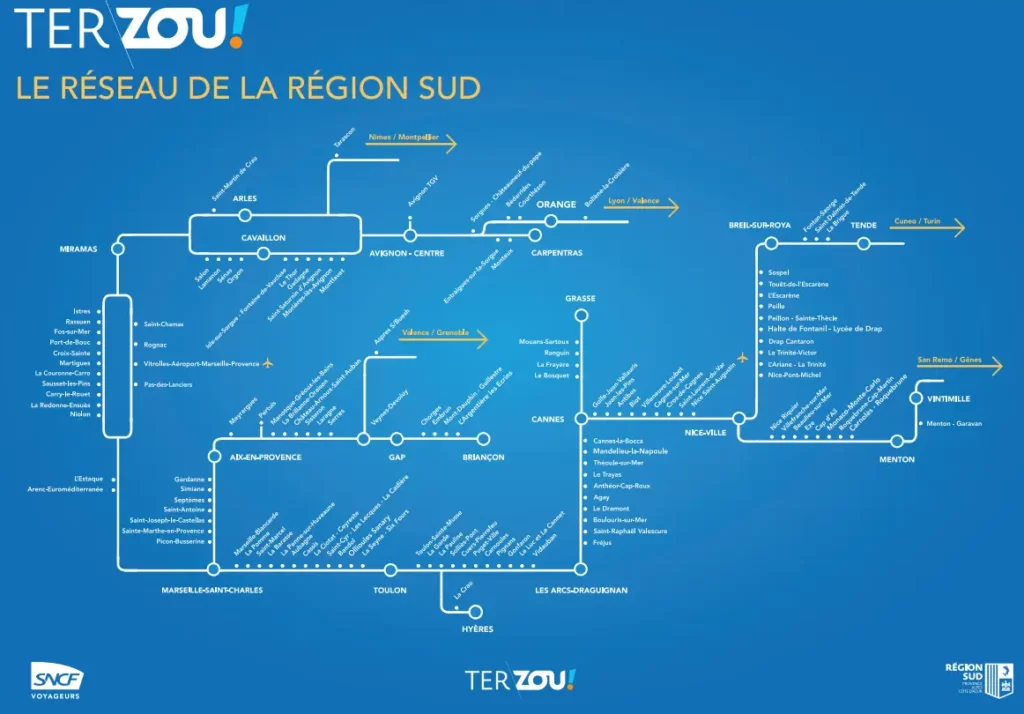 希望探索整個南法區域、行程跨度較大,並且以火車為主要移動工具的旅客或團體,僅適用 TER 火車,不包含 TGV、Intercités、公車